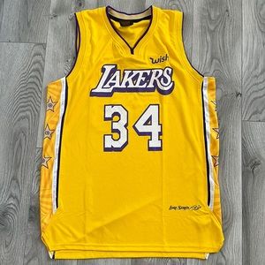 Shaquille O’Neal lakers jersey wish edition size XL